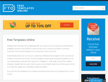 Tablet Screenshot of freetemplatesonline.com